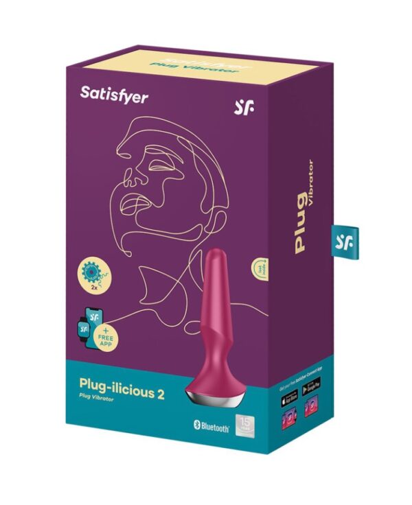 Анальна смарт-вібропробка Satisfyer Plug-ilicious 2