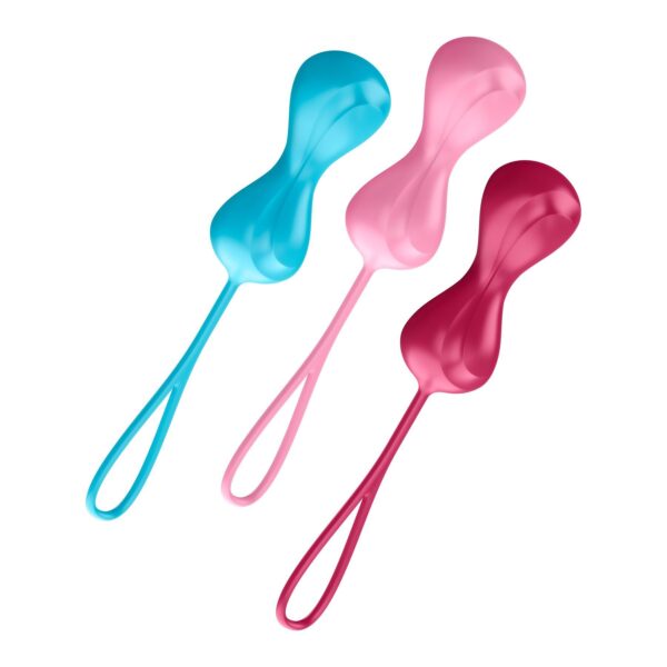 Вагінальні кульки Satisfyer Power Balls (3 пари), з кулькою всередині