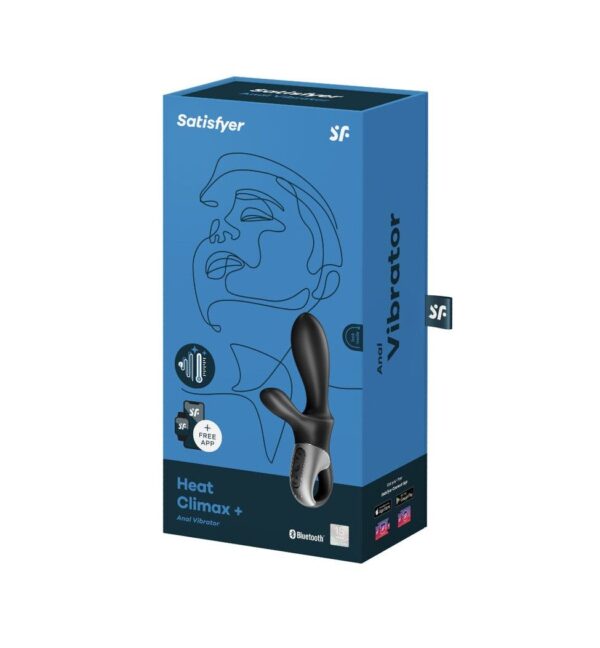 Універсальний смарт-вібратор з підігрівом Satisfyer Heat Climax +