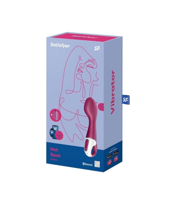 Смарт вібратор точки G Satisfyer Hot Spot з функцією підігріву