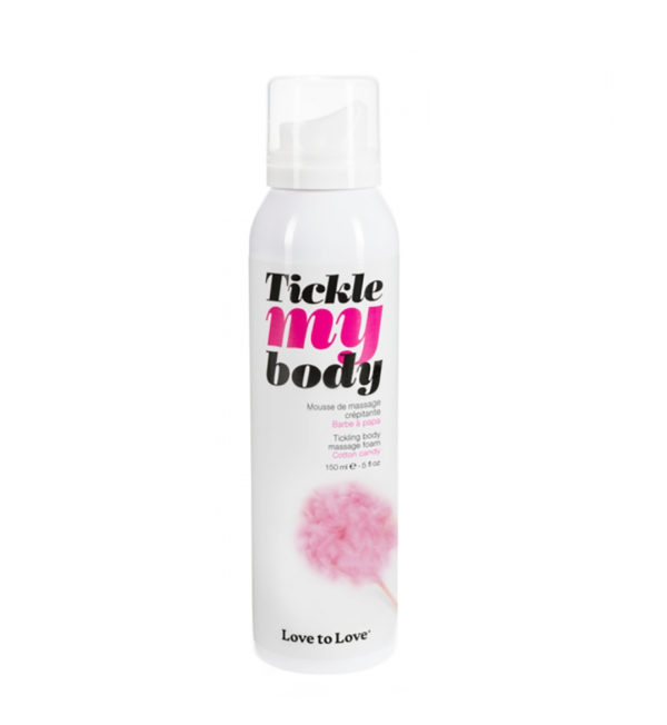 Масажна піна Love To Love TICKLE MY BODY Cotton candy (150 мл) зволожувальна