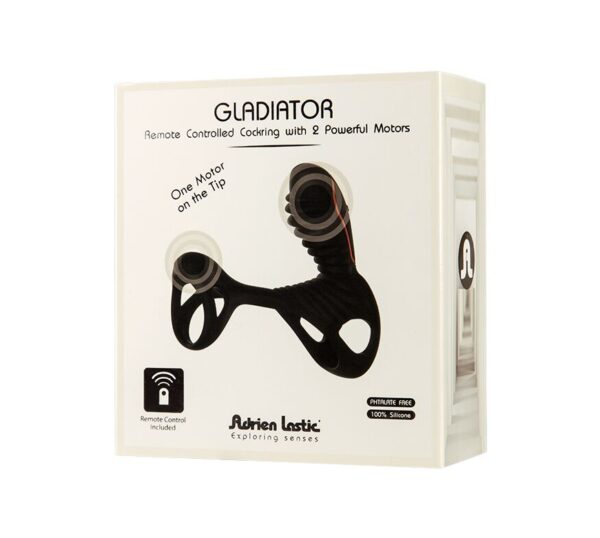 Вібронасадка на член Adrien Lastic Gladiator, розмір F, стимуляція клітора та точки G