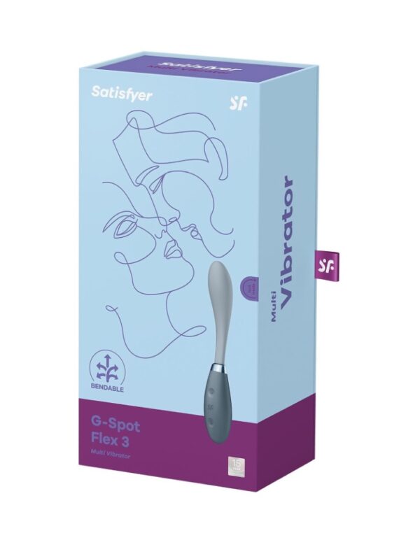 Вібратор Satisfyer G-Spot Flex 3, гнучкий стовбур із фіксацією положення