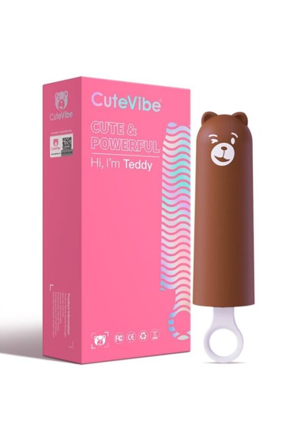 Вібратор CuteVibe Teddy, реалістичний у вигляді морозива