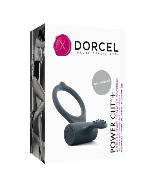 Ерекційне кільце Dorcel Power Clit Plus з вібрацією