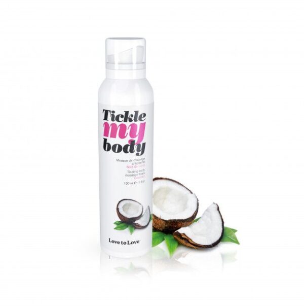 Масажна піна Love To Love TICKLE MY BODY COCONUT (150 мл)
