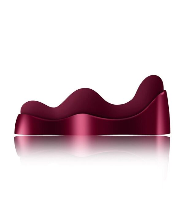 Універсальний sit-on-top вібратор Rocks Off Ruby Glow Blush, пульт ДК