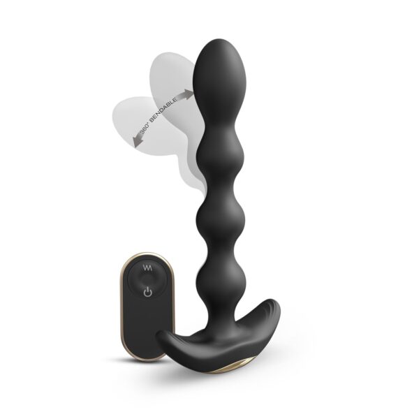 Анальний вібратор-намисто Dorcel FLEXI BALLS, гнучкий стовбур