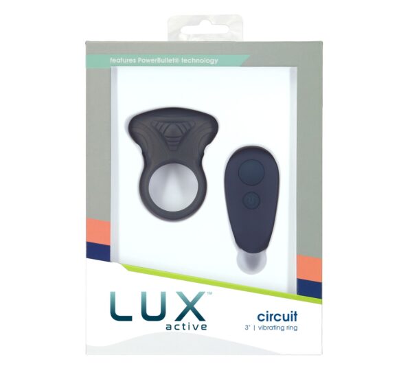 Ерекційне віброкільце Lux Active Circuit Vibrating Cock Ring, пульт ДК