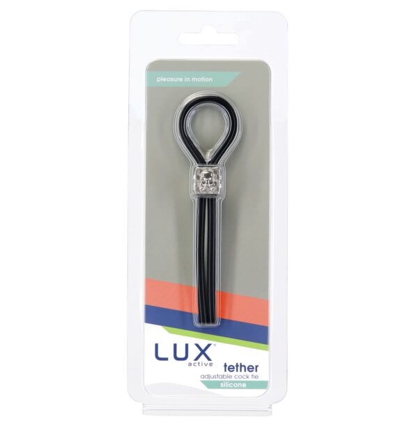 Ерекційне кільце-ласо LUX Active Tether Adjustable Silicone Cock Tie, регульоване