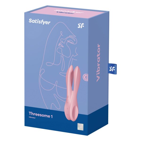Кліторальний вібратор Satisfyer Threesome 1 з трьома гнучкими пальчиками