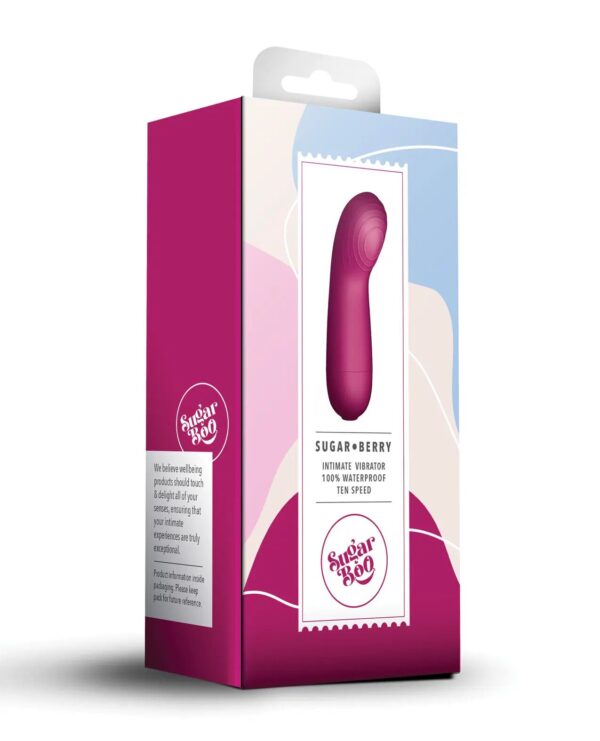 Мінівібратор SugarBoo Sugar Berry, для клітора та точки G, робота від батарейок