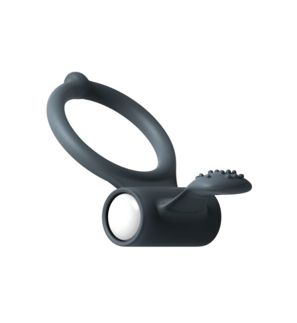 Ерекційне кільце Dorcel Power Clit Black V2 з вібрацією