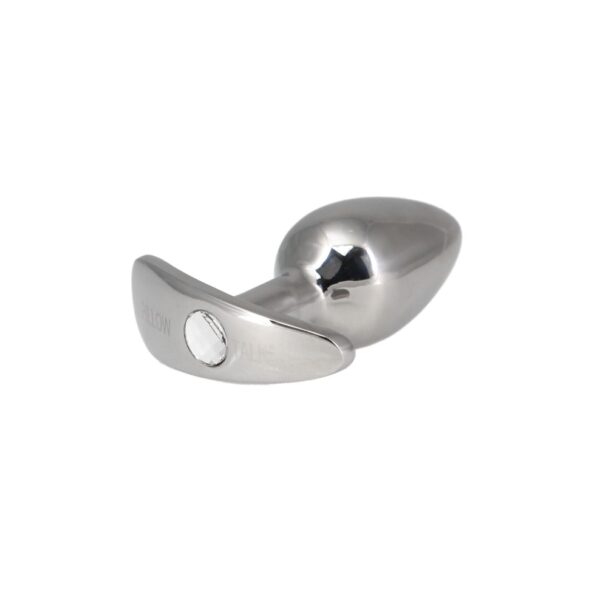 Анальна пробка Pillow Talk Sneaky Luxurious Stainless Steel Anal Plug із кристалом Swarovski