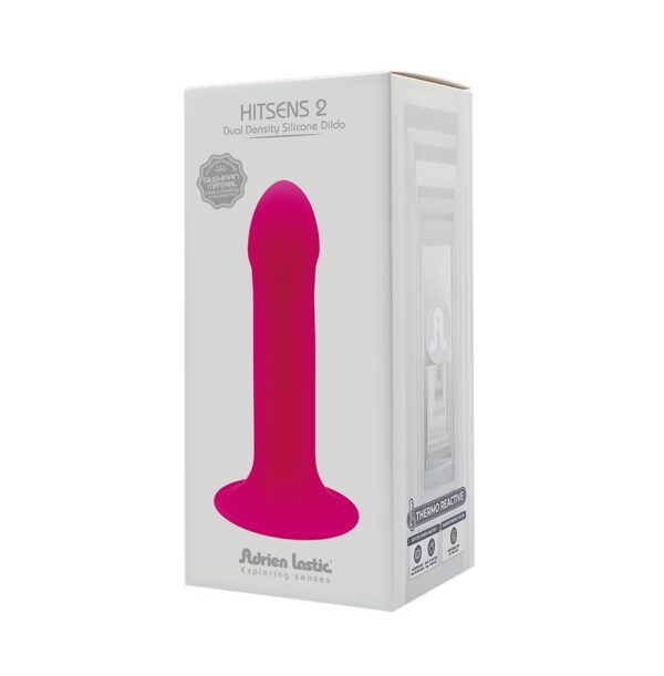 Ділдо з присоскою Adrien Lastic Hitsens 2 Pink, ідеально для страпону