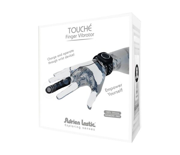 Вібратор на палець Adrien Lastic Touche для глибокої стимуляції з пультом керування на руці