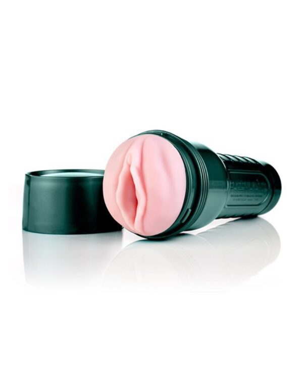 Мастурбатор з вібрацією Fleshlight Vibro Pink Lady Touch, стимулюючий рельєф