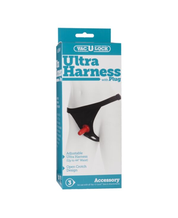 Трусики для страпону Doc Johnson Ultra Harness with Plug з кріпленням Vac-U-Lock, унісекс
