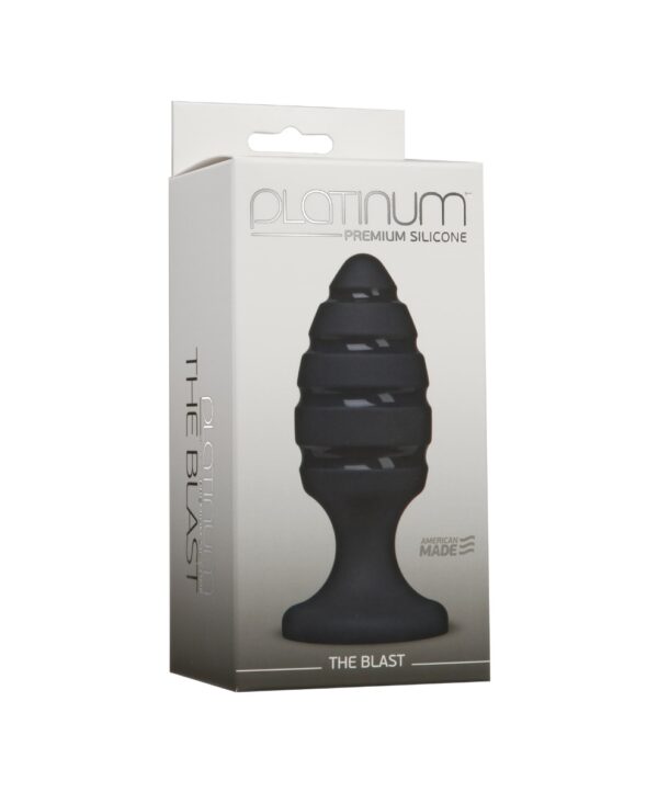 Анальний плаг зі спіральним каналом Doc Johnson Platinum Premium Silicone - The Blast