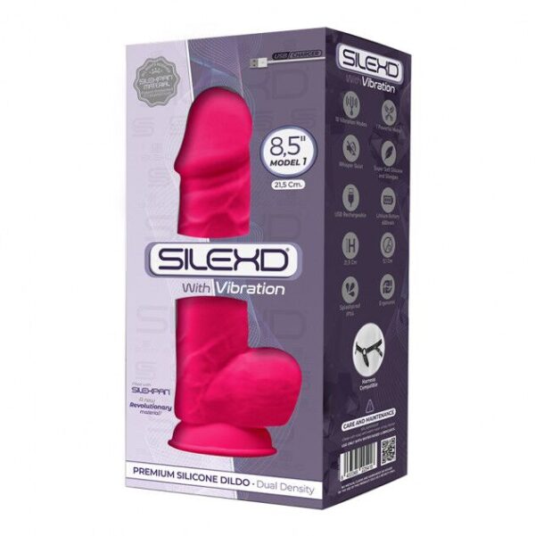 Фалоімітатор із вібрацією SilexD Norman Vibro (MODEL 1 size 8,5in), діаметр 5 см