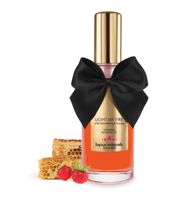 Олія, що розігріває Bijoux Indiscrets Light my Fire - Wild Strawberry&Honey