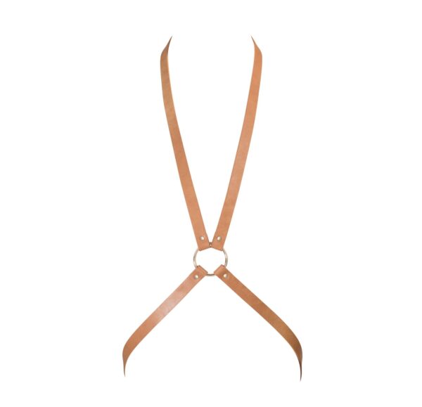Портупея Bijoux Indiscrets MAZE - 8 Harness Brown, екошкіра