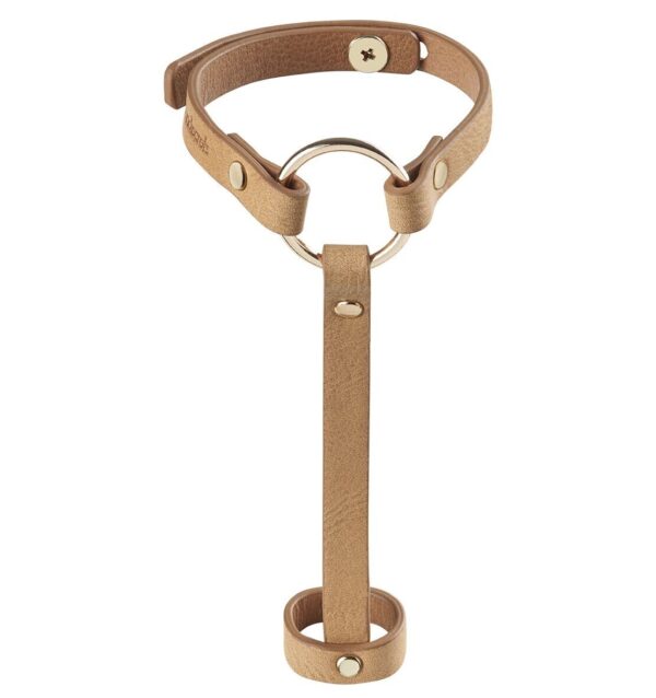 Пара браслетів на зап'ястя та палець Bijoux Indiscrets MAZE Hand Bracelet Harness, екошкіра