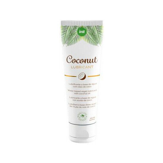 Лубрикант з регенеруючими властивостями Intt Coconut з кокосовою олією на водній основі (100 мл)