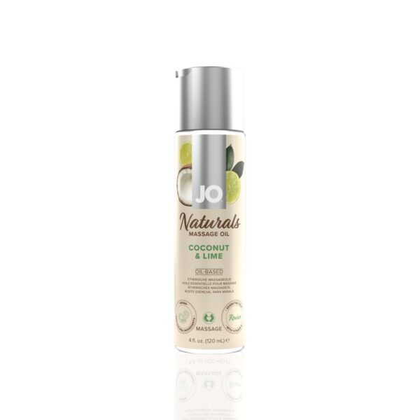 Масажна олія System JO Naturals Massage Oil - Coconut & Lime