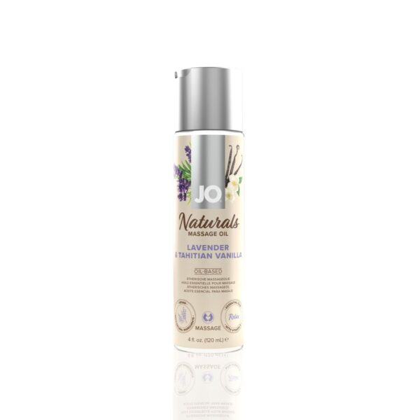 Масажна олія System JO Naturals Massage Oil – Lavender & Vanilla