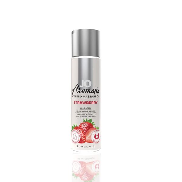 Натуральна масажна олія System JO Aromatix Massage Oil Strawberry 120 мл