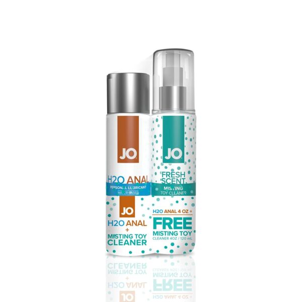 Комплект System JO GWP - ANAL H2O Lubricant 120 мл + Misting Toy Cleaner 120 мл