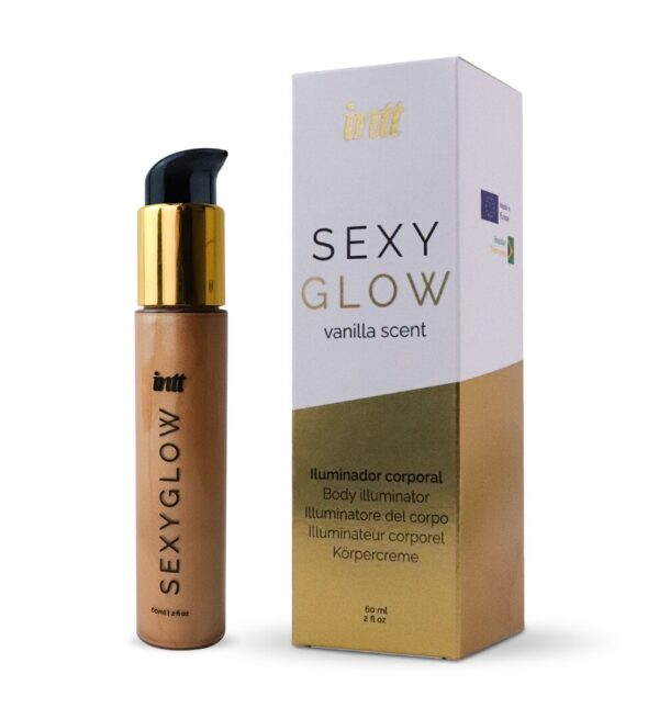 Крем-шиммер для тіла Intt Sexy Glow (60 мл), сяюча засмагла шкіра
