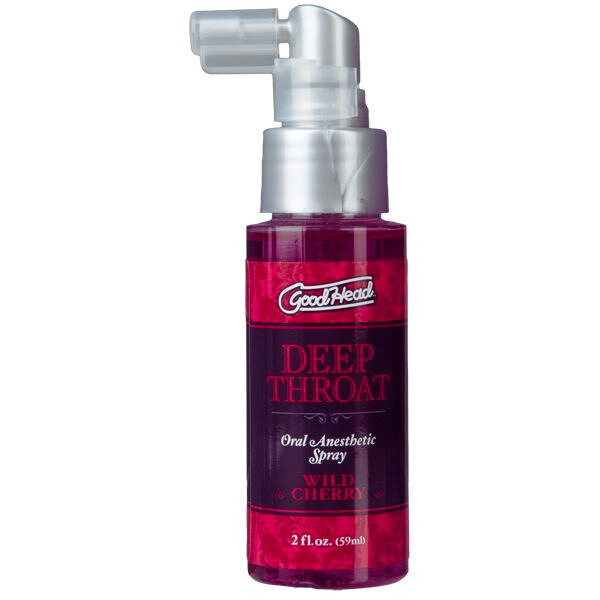 Спрей для мінету Doc Johnson GoodHead DeepThroat Spray - Wild Cherry 59 мл для глибокого мінету
