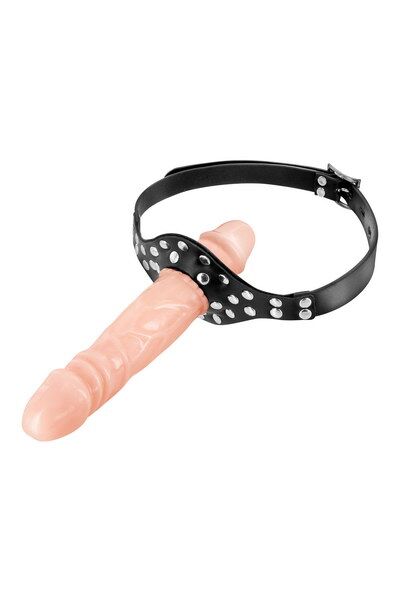 Кляп з подвійним фалоімітатором Fetish Tentation Double Penis Gag