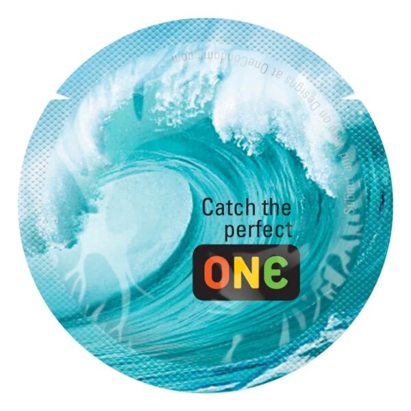 Презерватив ONE Color Sensations - Catch the perfect ONE (Aqua)